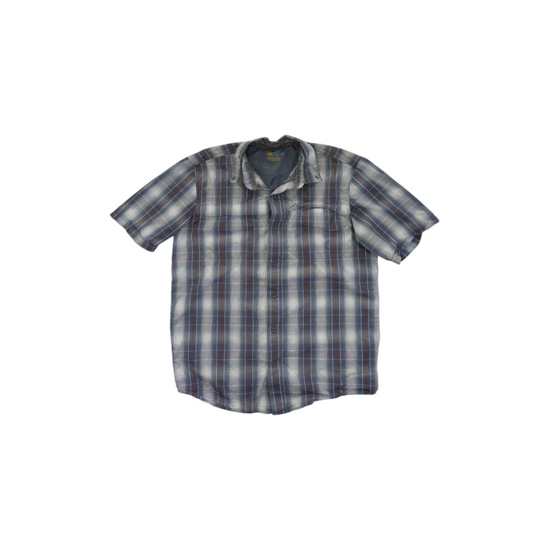 Carhartt Mens Force Mandan Plaid Short Sleeve Shirt