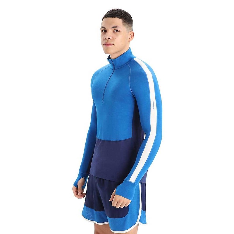 Icebreaker Mens 260 Zoneknit LS Half Zip Top