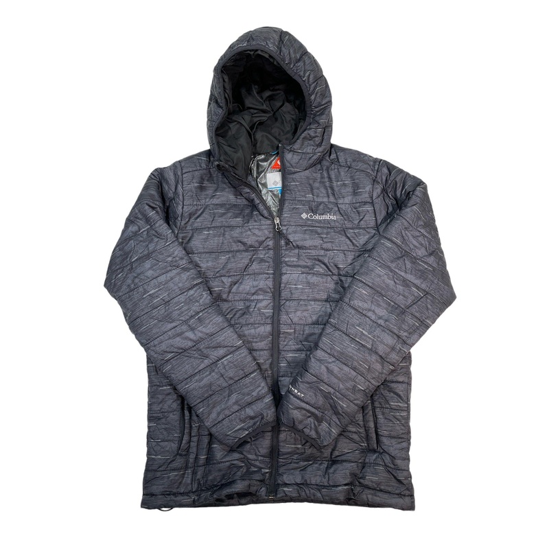 Line Print Omni-Heat Jacket