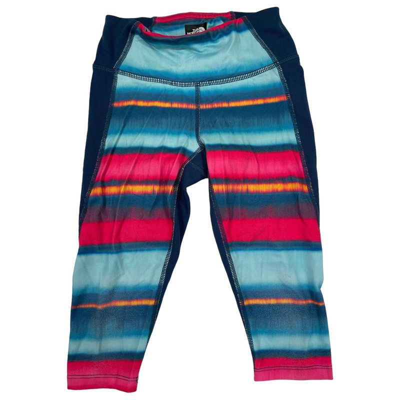 Girls Multi Colored Crop Leggings