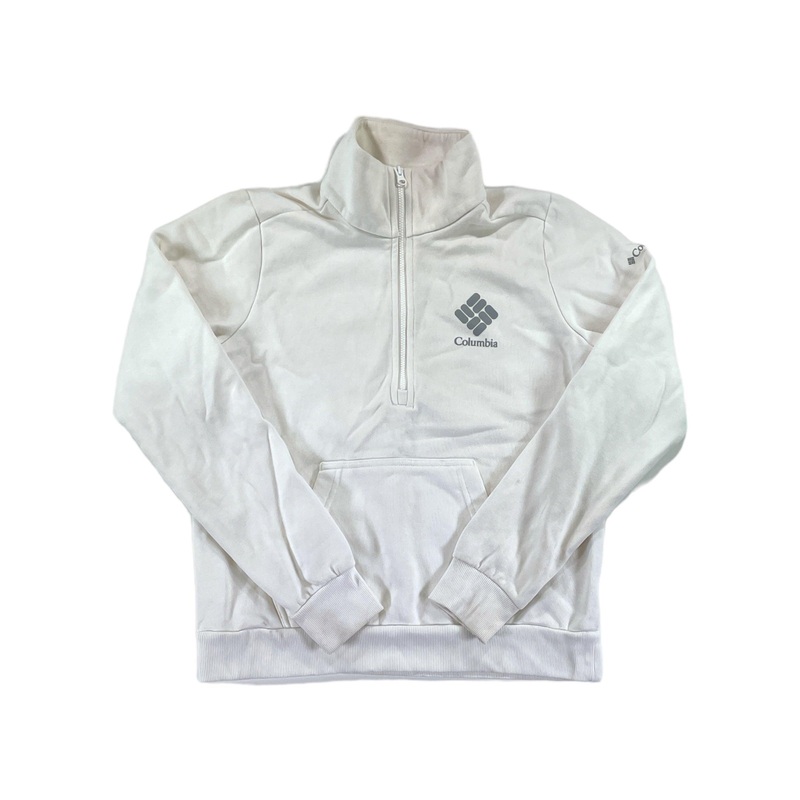 Womens French Terry Half Zip Pullover with Kangaroo Pocket