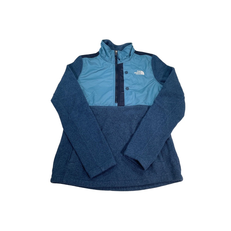 Womens Half Zip Button Pocket Fleece Jacket