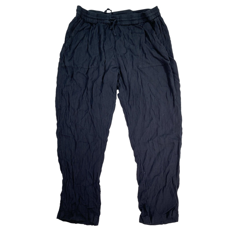 Womens Linen Blend Flow Pants