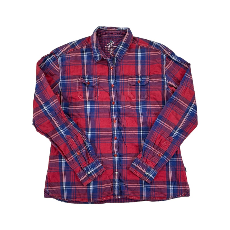 Womens Two Pocket Button Up