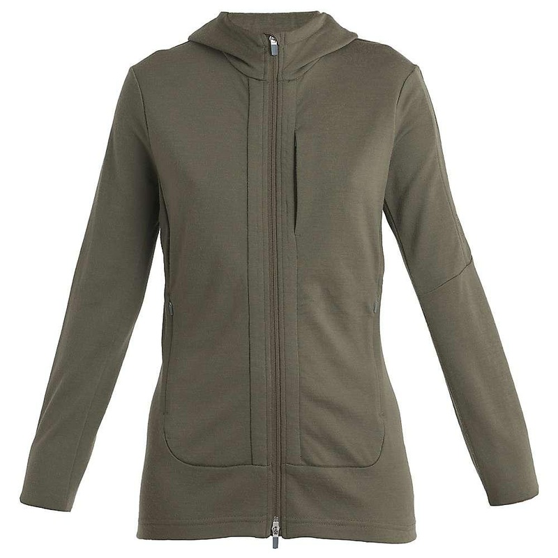 Icebreaker Womens Quantum III LS Zip Hoodie