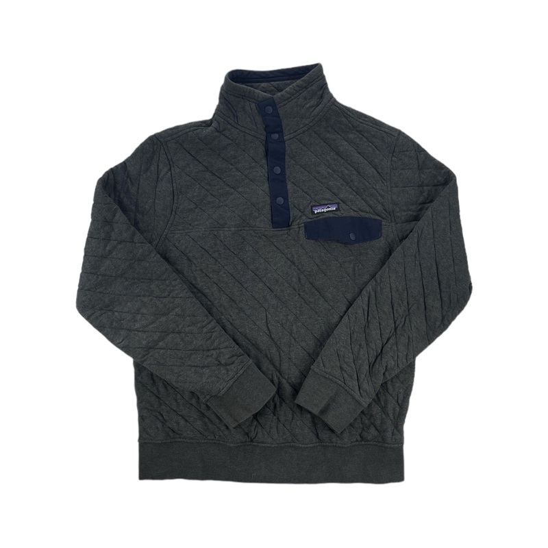 Mens Organic Cotton Quilt Snap-T Pullover