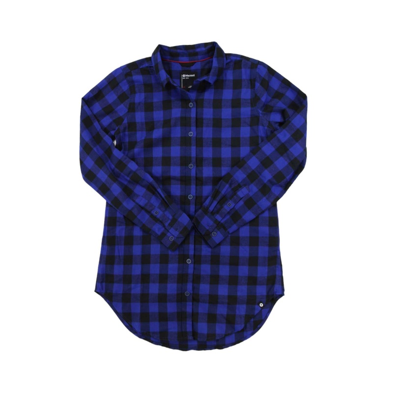 Womens Nicolet Lightweight Long-Sleeve Flannel Shirt