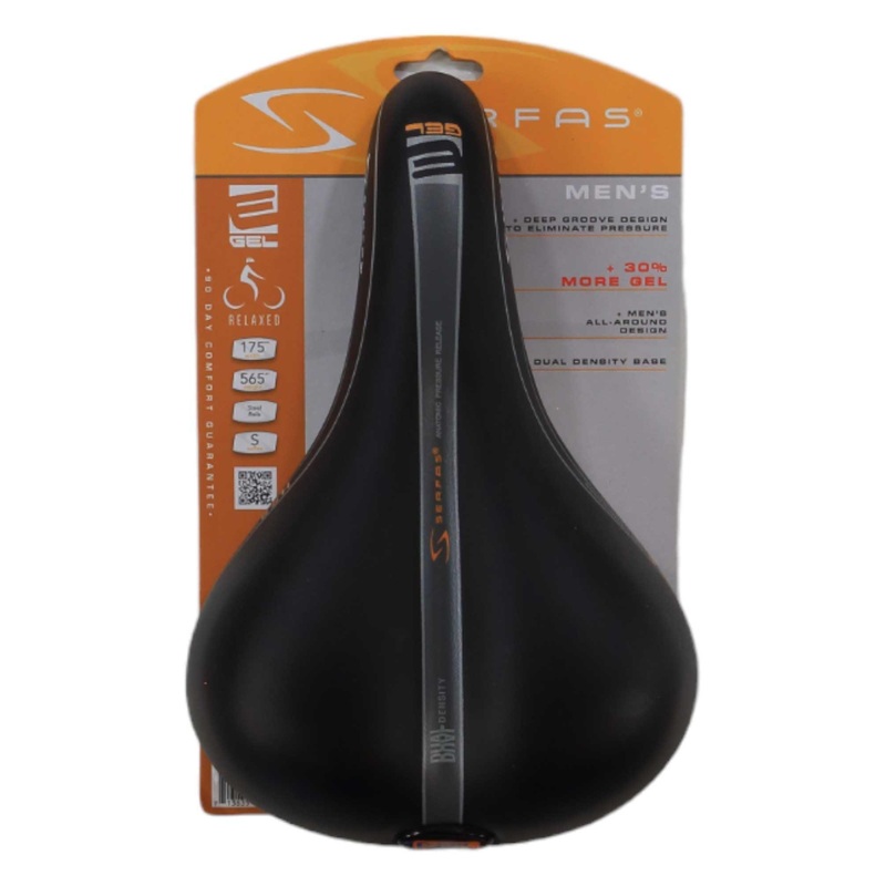 Serfas Mens DDMD-200 E-Gel Saddle