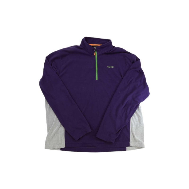 Orvis Mens Microgrid Quarter Zip Fleece Pullover