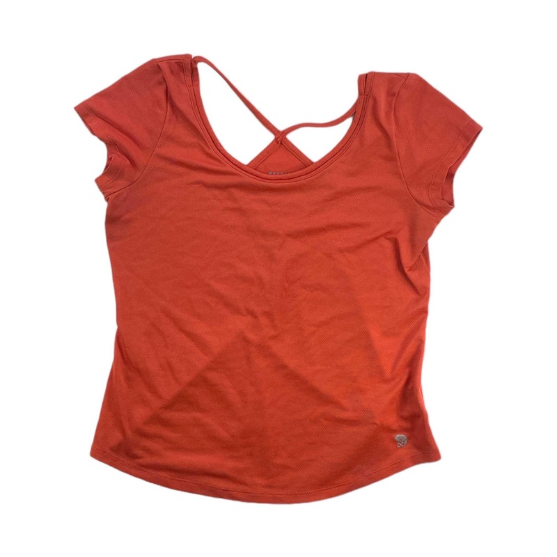 Womens Cut Out Short Sleeve Shirt
