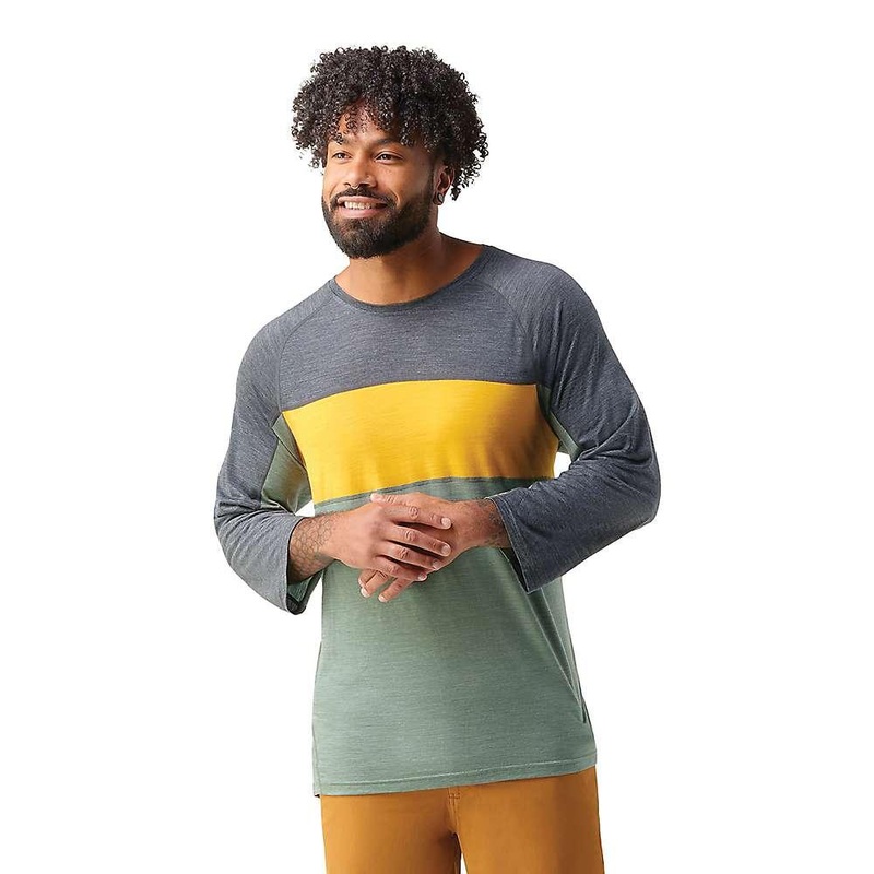 Smartwool Men's Merino Sport 120 Mountain Biking 3/4 Sleeve Tee