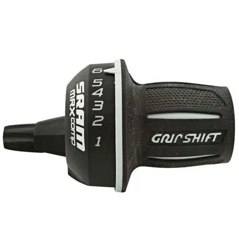 SRAM MRX Comp Twist Shifter Set - 3 x 6 Speed, Shimano Compatible