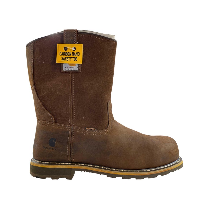 Carhartt Men's Classic Welt 10 Inch Waterproof Pull On Boot - Nano Composite Toe