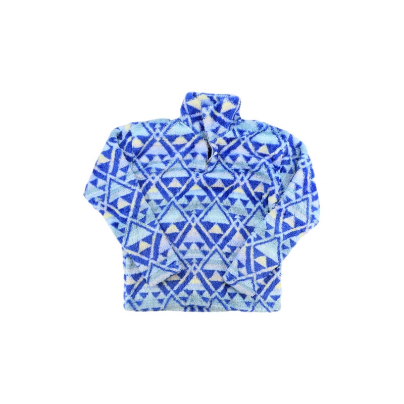 Eddie Bauer Women's Quest Plush Quarter Zip Printed Jacket