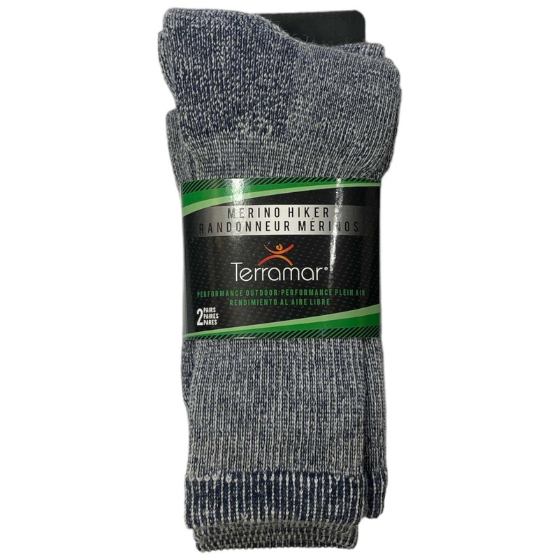 Terramar Merino Hiker Sock 2 Pack