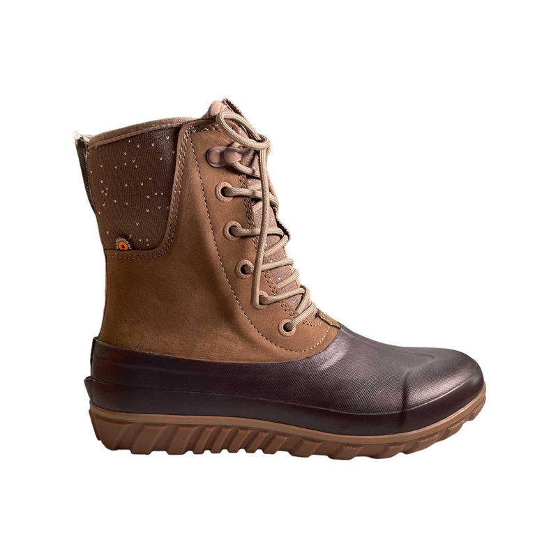 Bogs Women's Classic Casual Tall Lace Leather Boot