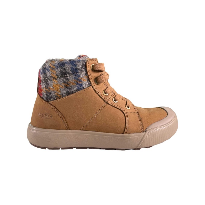 KEEN Women's Elena Mid Top Felt Collar Lace Up Boots