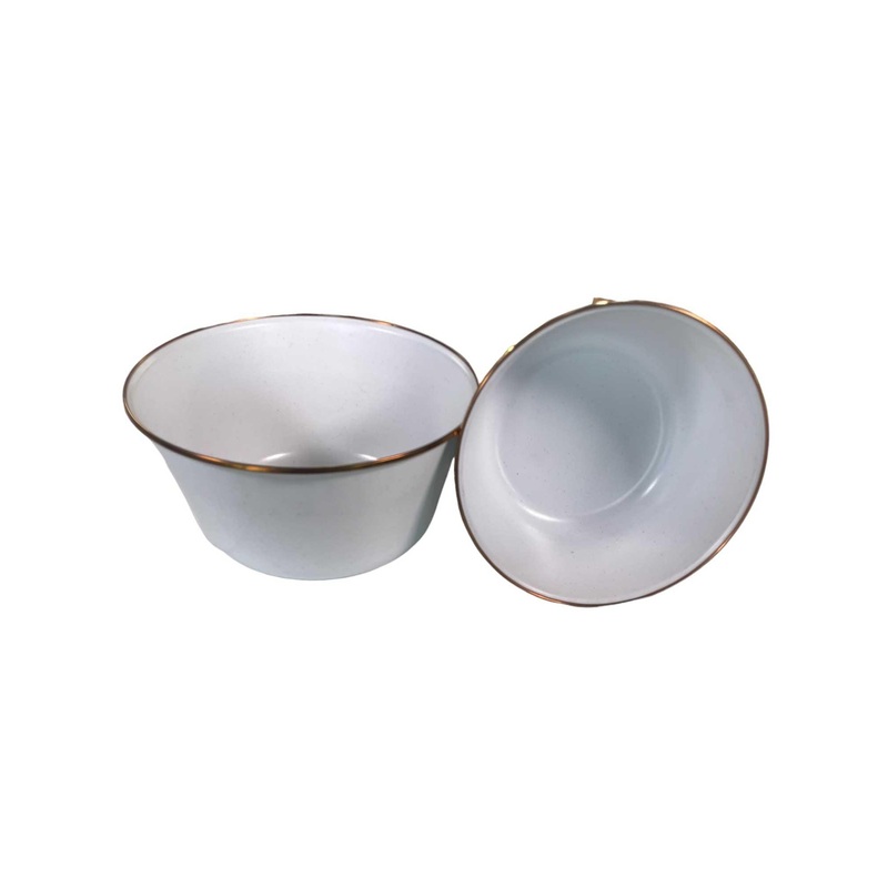 Barebones Enamel Mixing Bowl Set