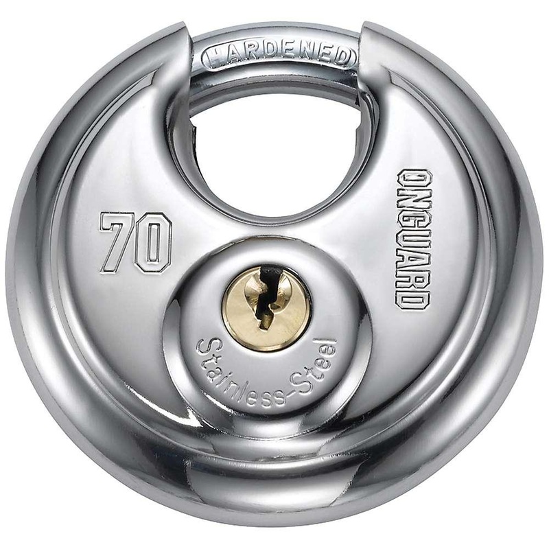 OnGuard BullMastiff Round Key PadLock