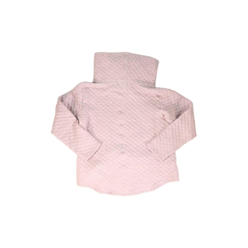 Womens Turtleneck Quilted Sweatshirt