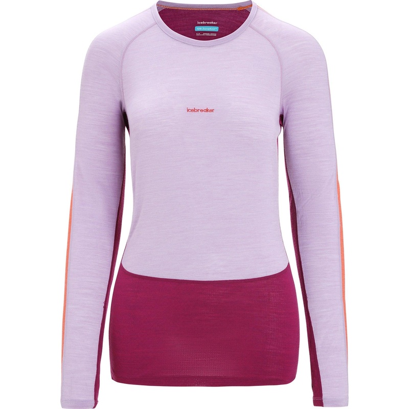 Icebreaker Womens 125 Zoneknit LS Crewe