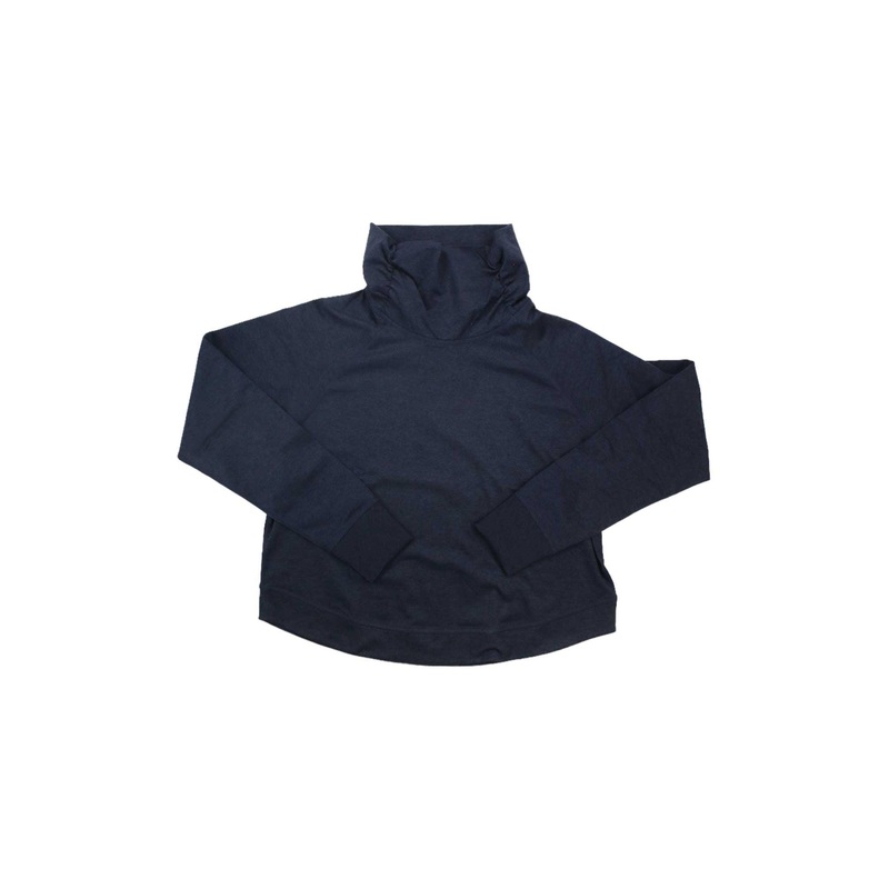 Eddie Bauer Women's Train Ascent LS Scrunch Neck Top