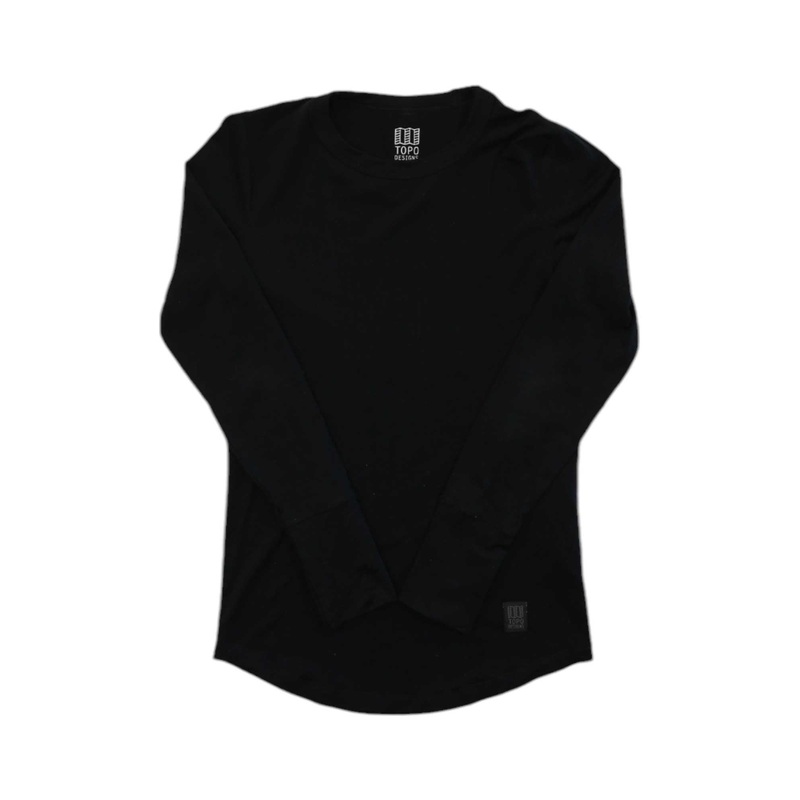 Womens Topo Designs Merino Wool Blend Long Sleeve