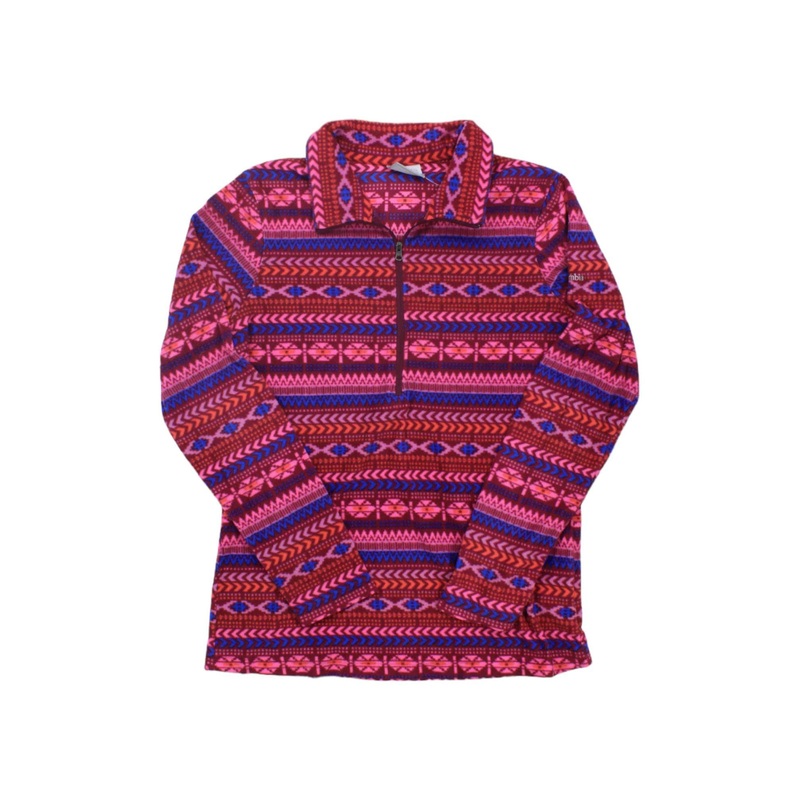 Columbia Womens Benton Springs Colorblock 1/2 Zip Pullover