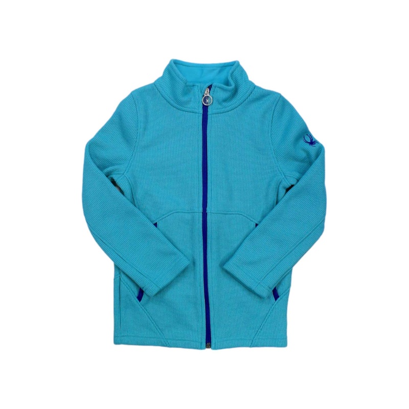 Spyder Girls Winter Warm Knit Fleece Jacket