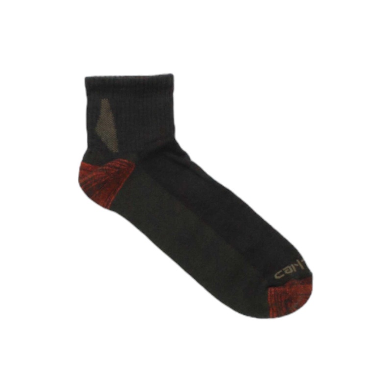 Carhartt Men's Midweight Merino Wool Blend Quarter Sock