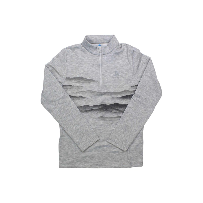 Odlo Kids' Berra Graphic Midlayer 1/2 Zip Top