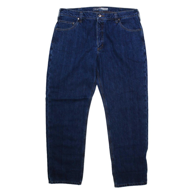 Carhartt Mens Relaxed Fit Flannel-Lined 5 Pocket Jean