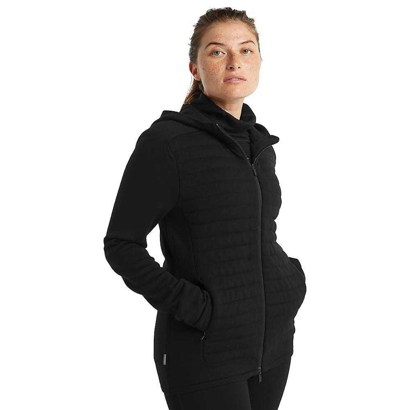Icebreaker Womens ZoneKnit LS Zip Hoodie