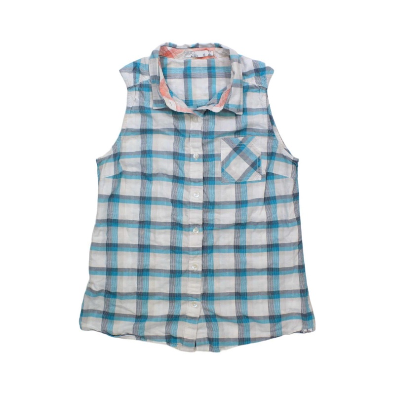 Womens Prana Sleeveless Button Up