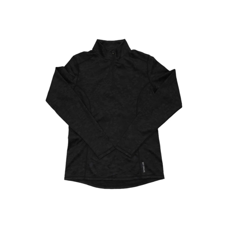Hot Chillys Women's Micro Chamois Elite Camo Jacquard Zip T