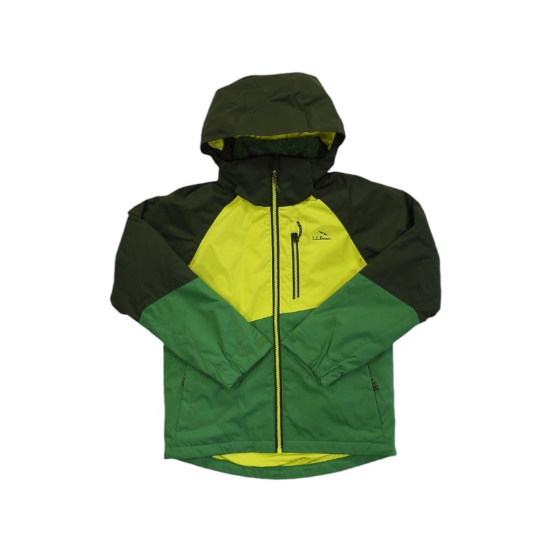 L.L.Bean Kids' Fleece Lined Colorblock 3-In-1 Jacket