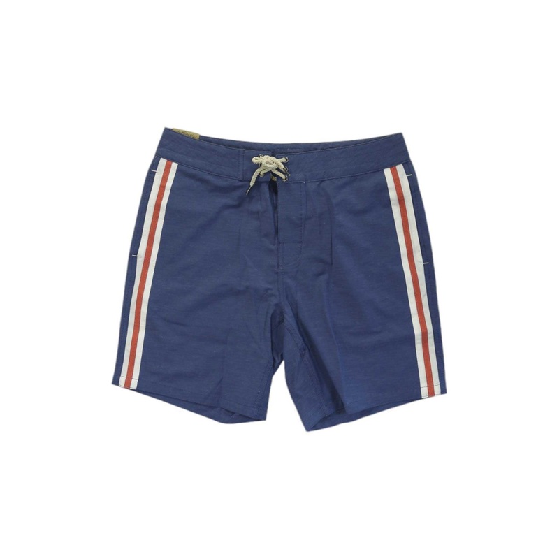 Faherty Men's Retro Surf Stripe Boardshort