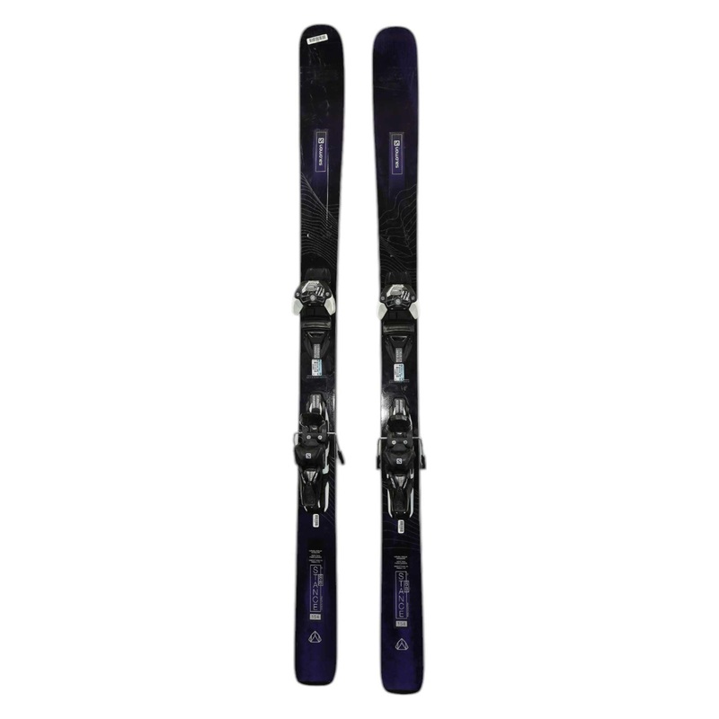 Salomon Womens Stance 88 Skis with Salomon Warden 11 Bindings