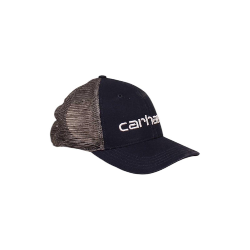 Carhartt Mens Canvas Mesh-Back Logo Graphic Cap