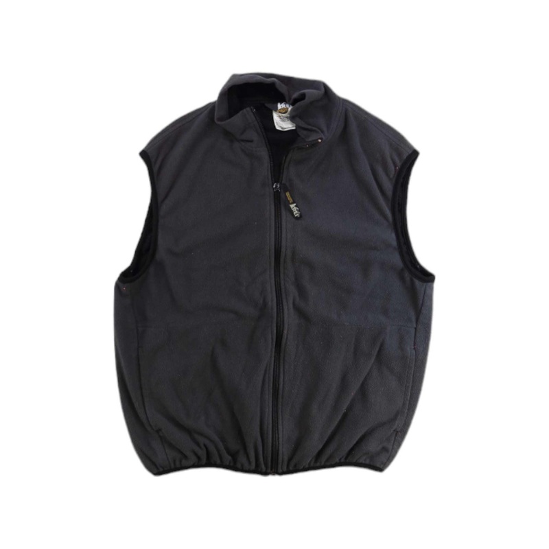 Mens REI Full Zip Fleece Lined Vest