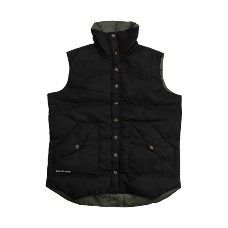 Powderhorn Mens The Original Leather Vest