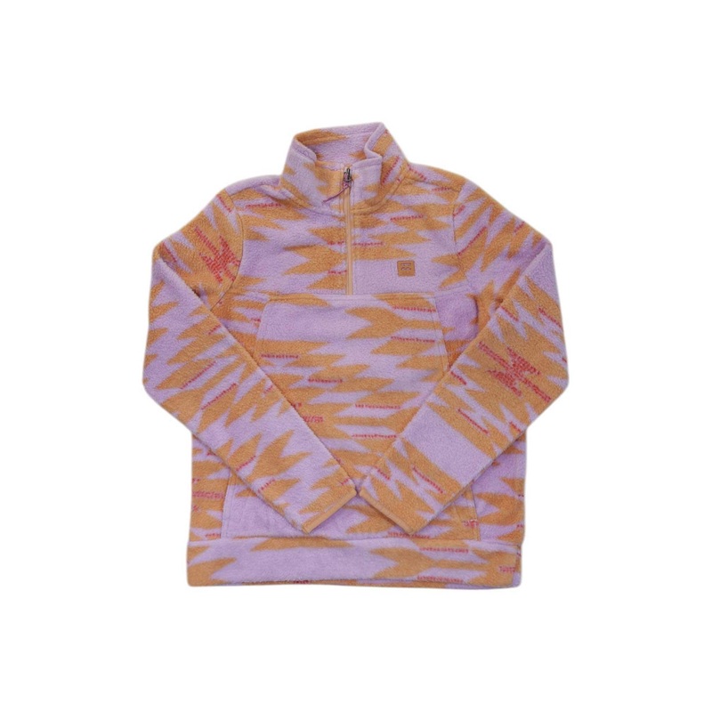 Billabong Womens Boundary Mock Half Zip 2 Pullover Sweashirt