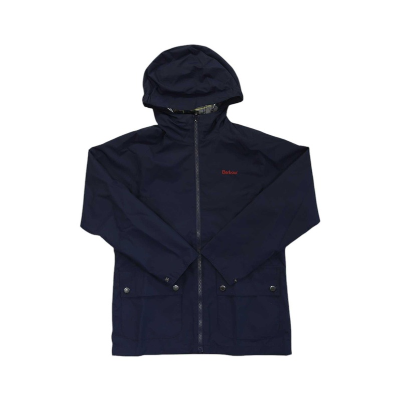 Barbour Boys Hooded Domus Showerproof Jacket