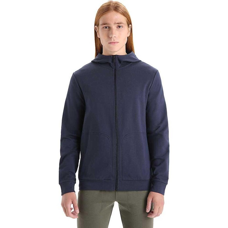 Icebreaker Mens Central Classic LS Zip Hoodie