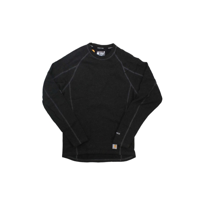 Carhartt Mens Force Heavyweight Synthetic Wool-Blend Fleece Base Layer Crewneck Top