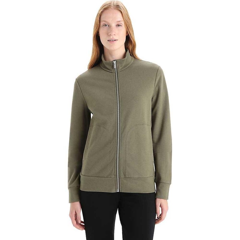 Icebreaker Womens Central Classic LS Zip Sweatshirt