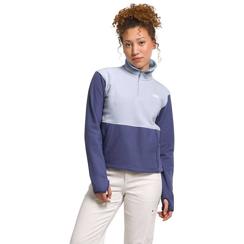 The North Face Womens Alpine Polartec 100 1/4 Zip Cowl Top