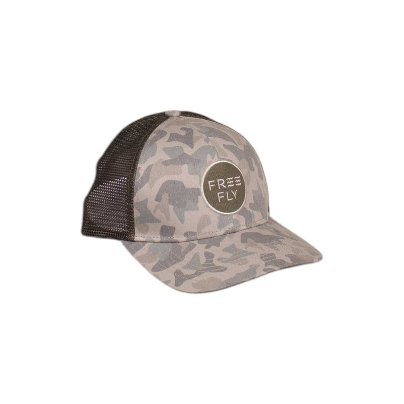 Free Fly Camo Trucker Hat