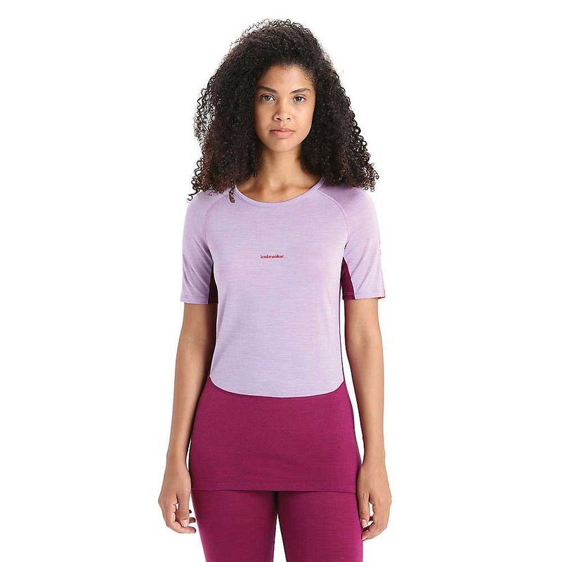 Icebreaker Womens 125 Zoneknit SS Crewe