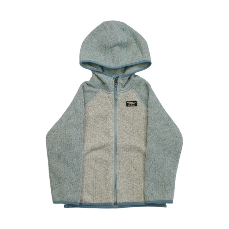 L.L.Bean Toddlers Color Block Full Zip Fleece Sweater